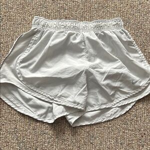 Nike Women's Light Gray Athletic Shorts